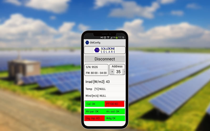 Sunmeter can now be configured via Android mobile devices