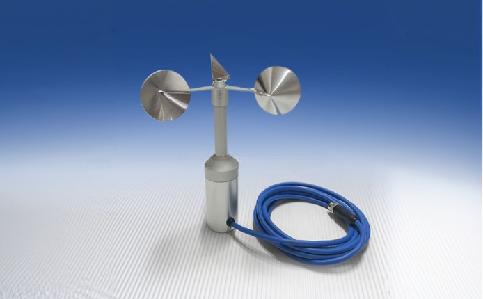 Easy mounting anemometer - measure windspeed